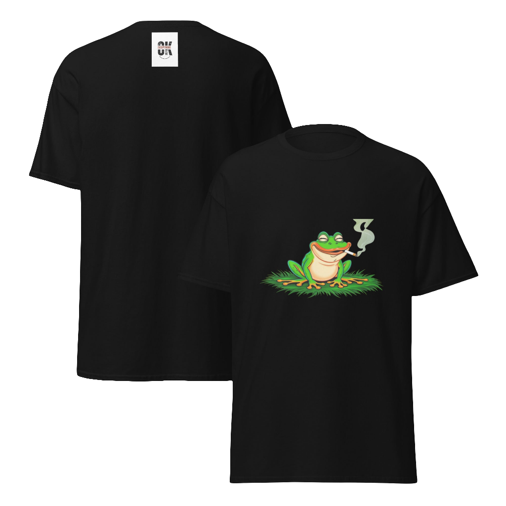 Unisex classic tee smoking Frog